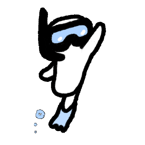 Freediving Snorkeling Sticker