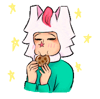Cat Eat Sticker