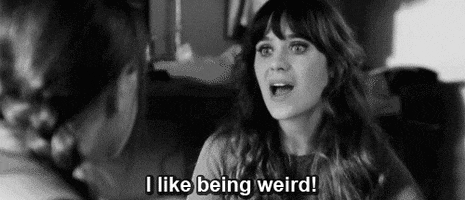 i like being weird black and white GIF i like being weird black and white GIF