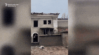 Missile Strike Causes Destruction in Eastern Ukrainian Town