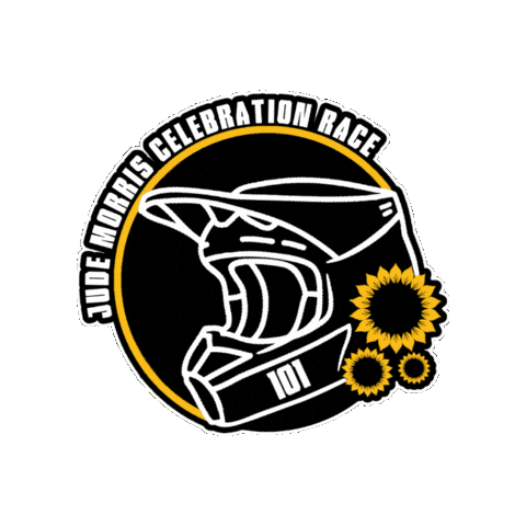 Sunflower Tilty Sticker by Jude Morris Racing Foundation