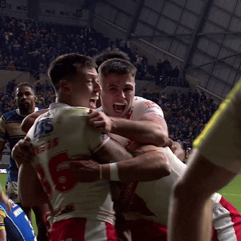 Rugby League Celebration GIF by St.Helens R.F.C