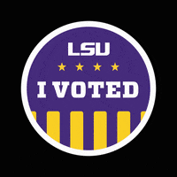 Election 2020 College GIF by Louisiana State University