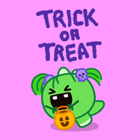 Trick Or Treat Fun GIF by DINOSALLY