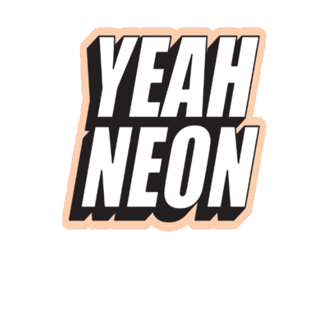 YEAH NEON Sticker