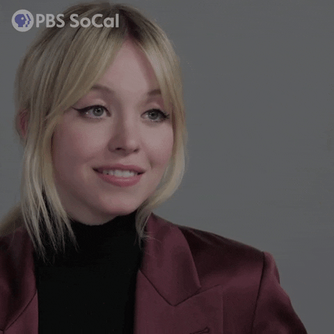 Sydney Sweeney Smile GIF by PBS SoCal
