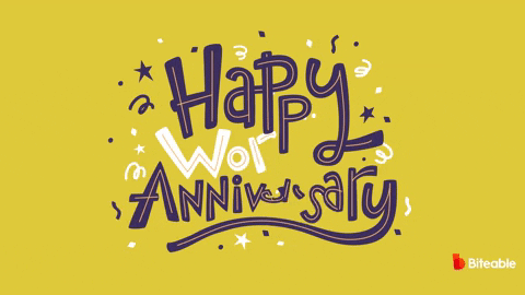 Celebrate Happy Anniversary GIF by Biteable - Find & Share on GIPHY