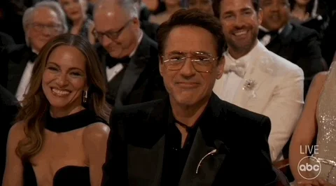 Robert Downey Jr Oscars GIF
