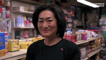 jean yoon laughing GIF by Kim's Convenience's Convenience