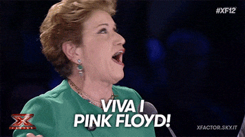 pink floyd xf12 GIF by X Factor Italia