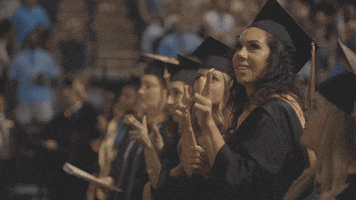 Alma Mater Graduation GIF by Texas State University