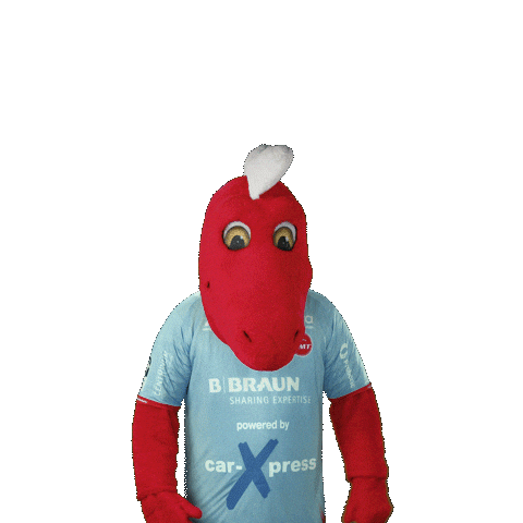 Mtmelsungen Henner Mt Hbl Handball Masskottchen Sticker by MT Melsungen