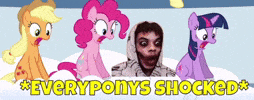 Shocked My Little Pony GIF