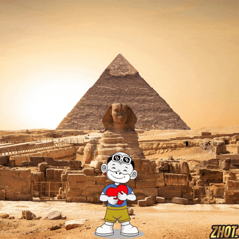 Pyramids Of Giza GIF by Zhot