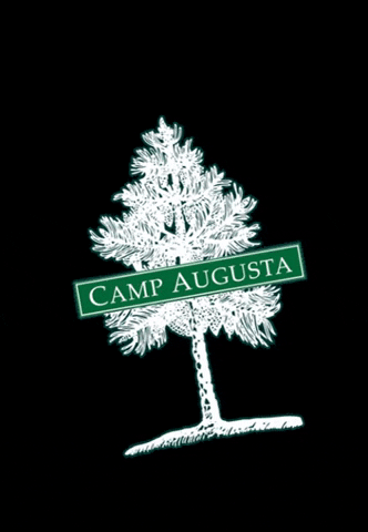 CampAugusta logo tree camping camp GIF