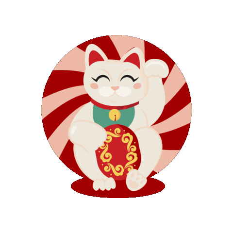 Cat Japan Sticker