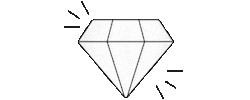 Diamond Sticker by iapigi