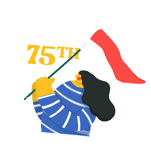 17 Agustus Indonesia Sticker