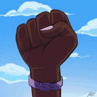 Black Lives Matter Fist GIF by sofianewhoknocks