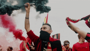 black and gold sport GIF by Atlanta United