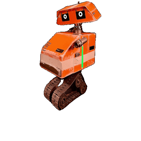 Robot Shortie Sticker by TDC Tunes