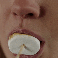 marshmallow eating GIF by Universal Music Finland