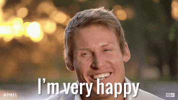 Happy Channel 9 GIF by Married At First Sight Australia