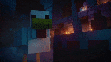 Glow On Fire GIF by Minecraft