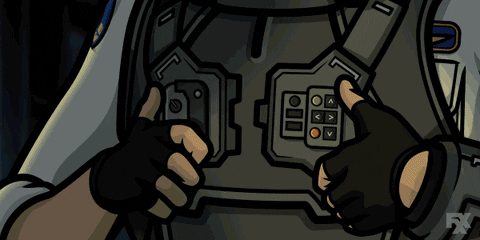 Battle Suit Up Gif By Archer Find Share On Giphy