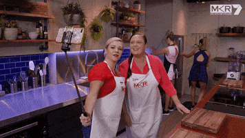 Peace Selfie GIF by My Kitchen Rules