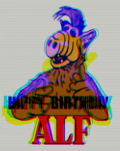 12minigifs4u cartoon 80s happy birthday alf GIF