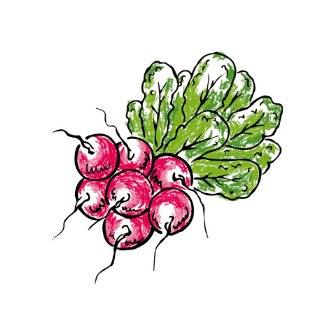 field and fork network Sticker