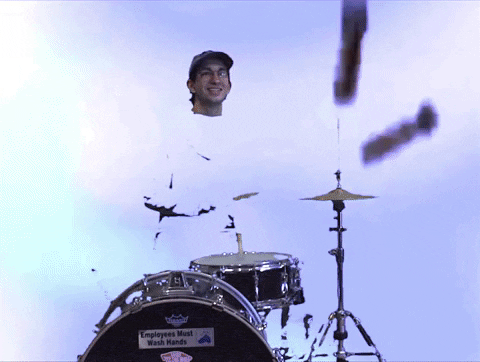 Explosion Drums GIF by Dayglow