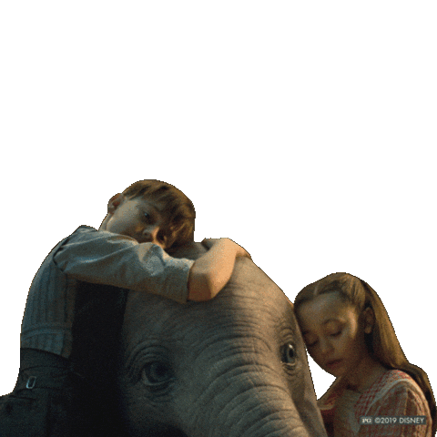 dumbo hug Sticker by Walt Disney Studios