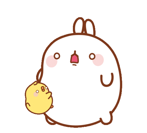No Way What Sticker by Molang for iOS & Android | GIPHY