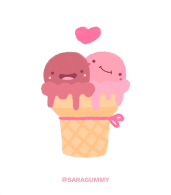 Ice Cream Love GIF by Sara Gummy