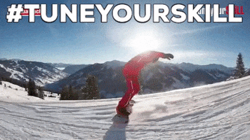 tuneyourskill yeah snowboard board snowboarding GIF