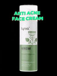 Lynia kosmetyki naturalcosmetics facecream antiacne GIF