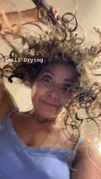 wet hair drying GIF by Tricia  Grace