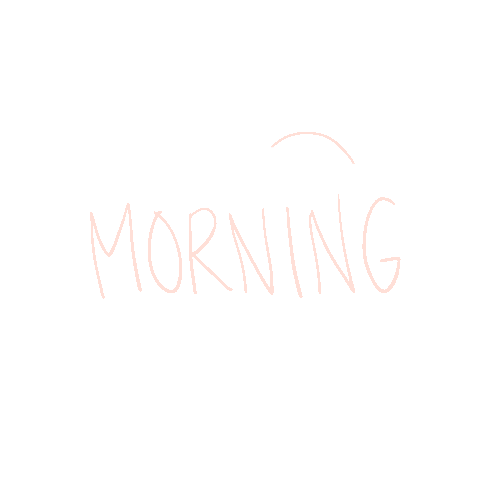 Good Morning Pink Sticker by Indy Beauty