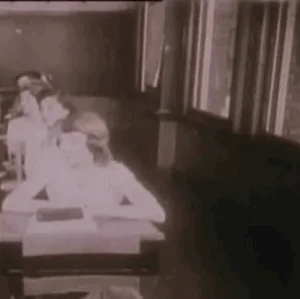 duck and cover vintage GIF by absurdnoise
