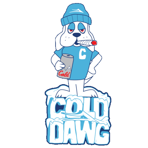 Lakaiordie Colddawg Sticker by Lakai LTD