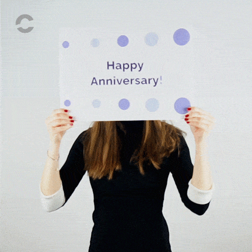 Happy Anniversary GIF by Commencis