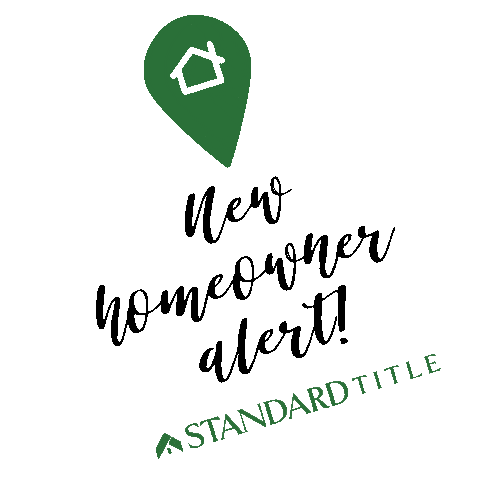 Real Estate Home Sticker by Standard Title