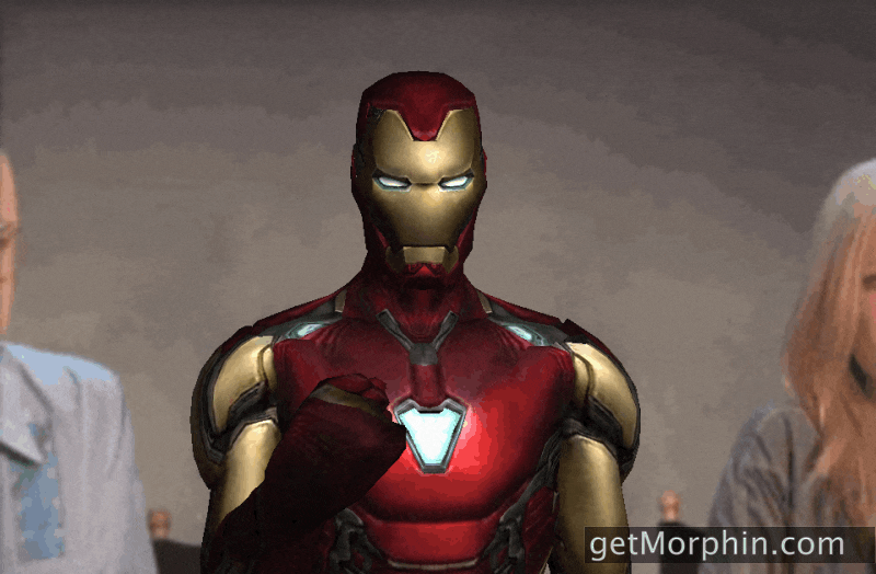 Happy Iron Man Gif By Morphin Find Share On Giphy