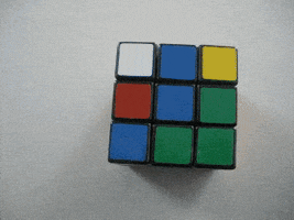 reaper miget l on a rubix cube GIF