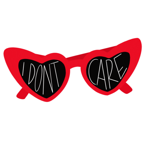 Dont Care Sticker