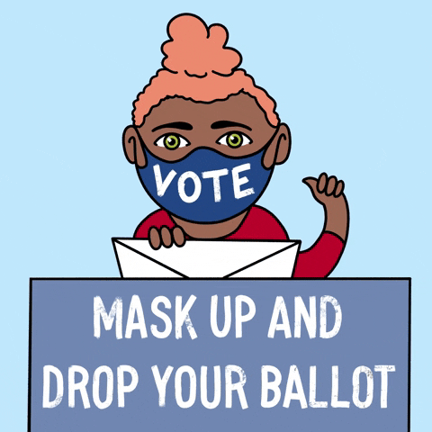 Mask Voting GIF by INTO ACTION