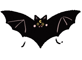 Halloween Bat Sticker by Hime Studio Gallery
