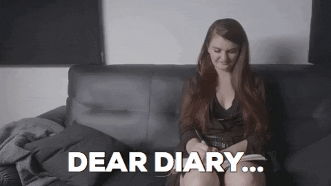 Journaling Dear Diary GIF by Ryn Dean - Find & Share on GIPHY
